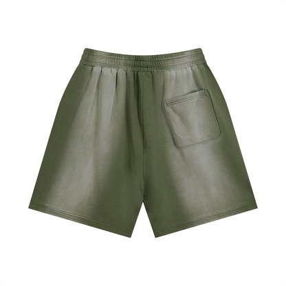 Sun Fade Distressed Shorts