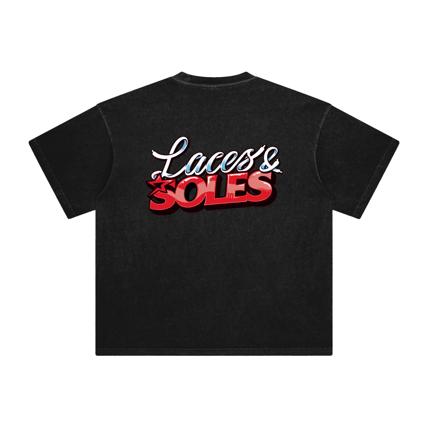 Laces&Soles Red Enzyme Washed T-Shirt