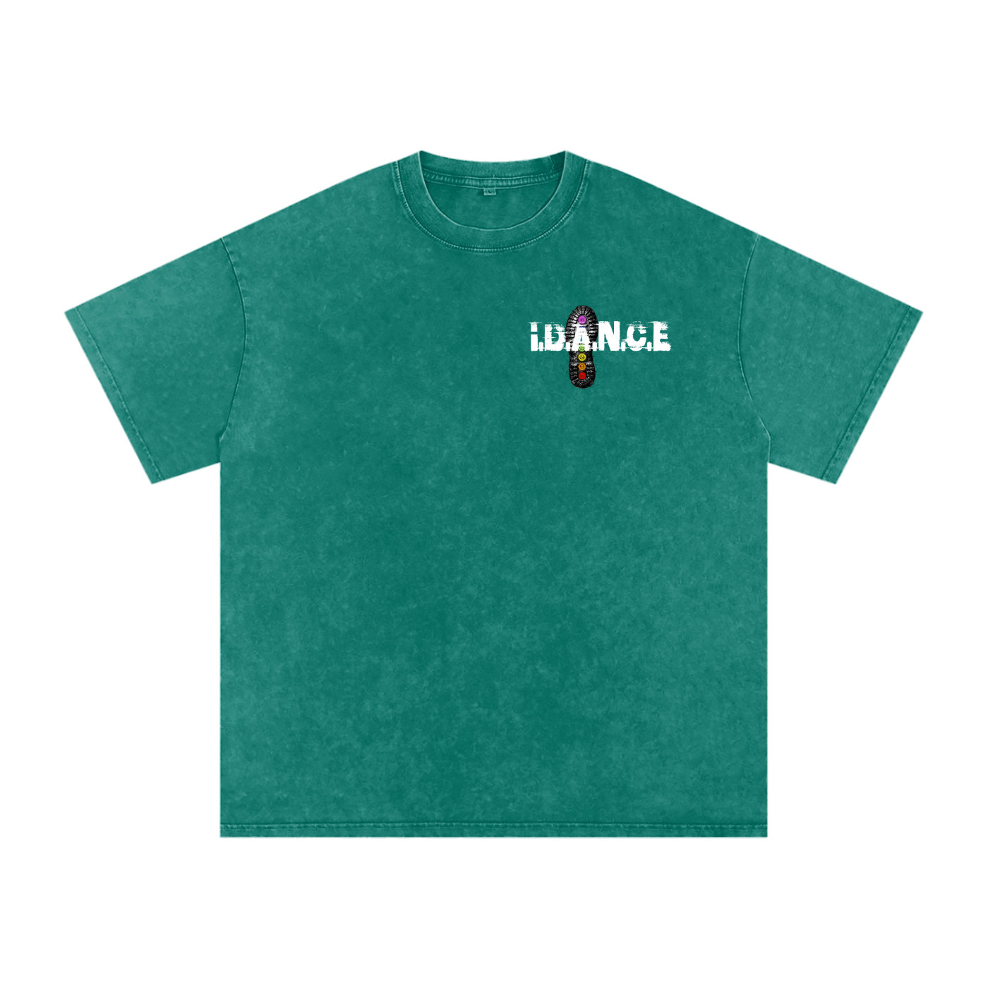 THE IDANCE  Snow Washed Oversized T-Shirt