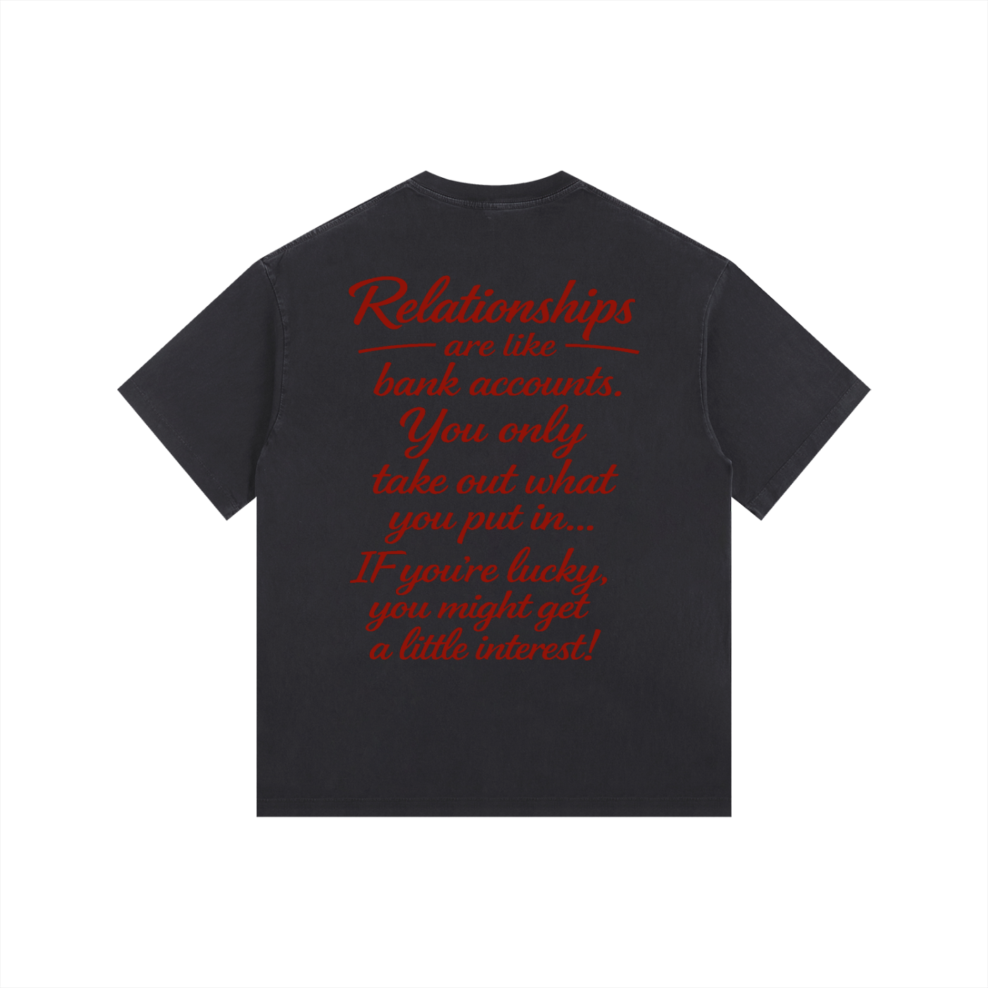 Amardevol Vintage Washed Oversized Cotton T-Shirt