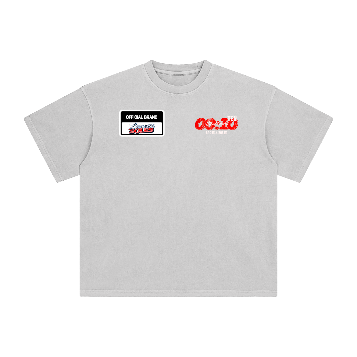 Laces&Soles Red Enzyme Washed T-Shirt