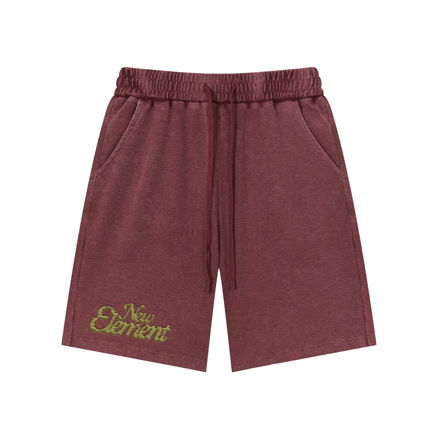 New Element Mineral Wash Waffle Knit Shorts
