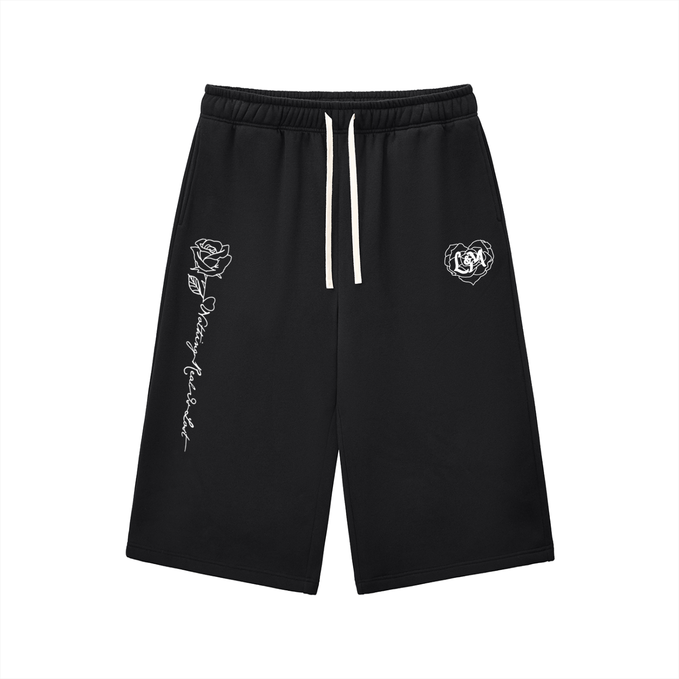L&M Nothing Real Is Lost Three-quarter Sweatpants