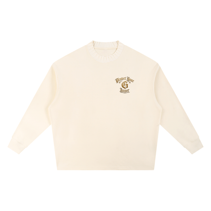 PYIG Knitted Round Neck Oversize Sweatshirt