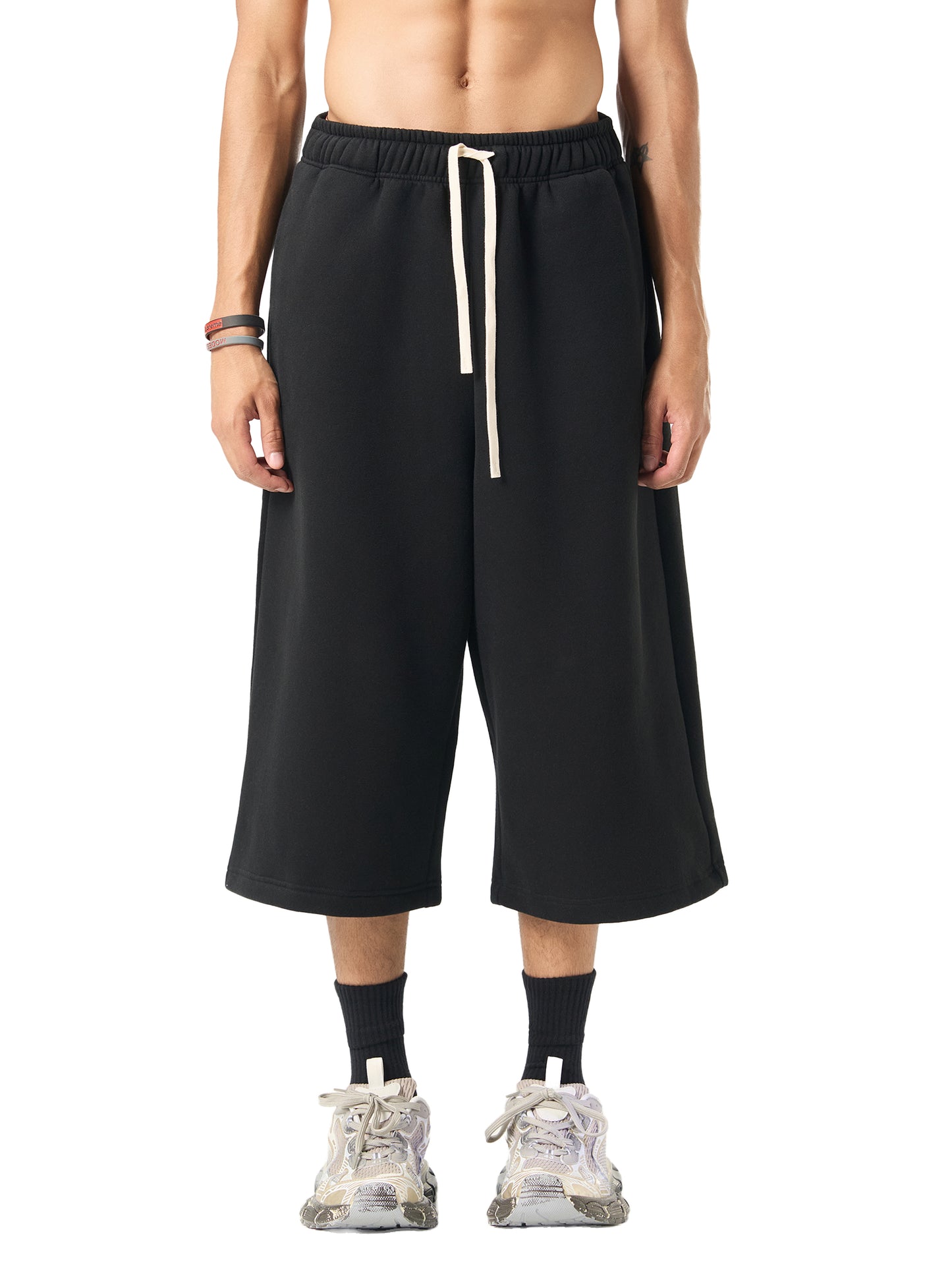 L&M Nothing Real Is Lost Three-quarter Sweatpants