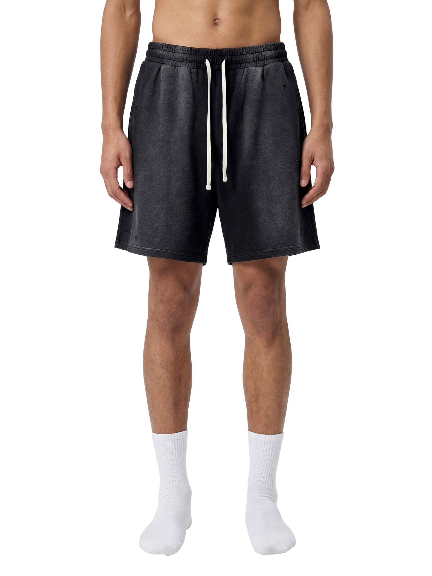 Sun Fade Distressed Shorts